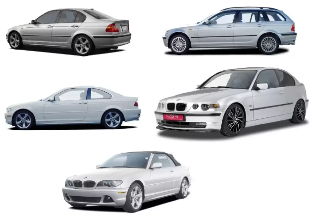 BMW 3 (E46) (1998-2005) DESIGN Covoraș cauciuc