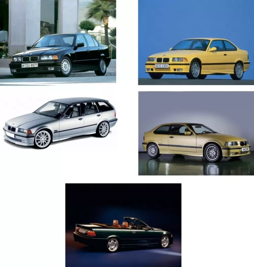 BMW 3 (E36) (1992-1998) DESIGN Covoraș cauciuc